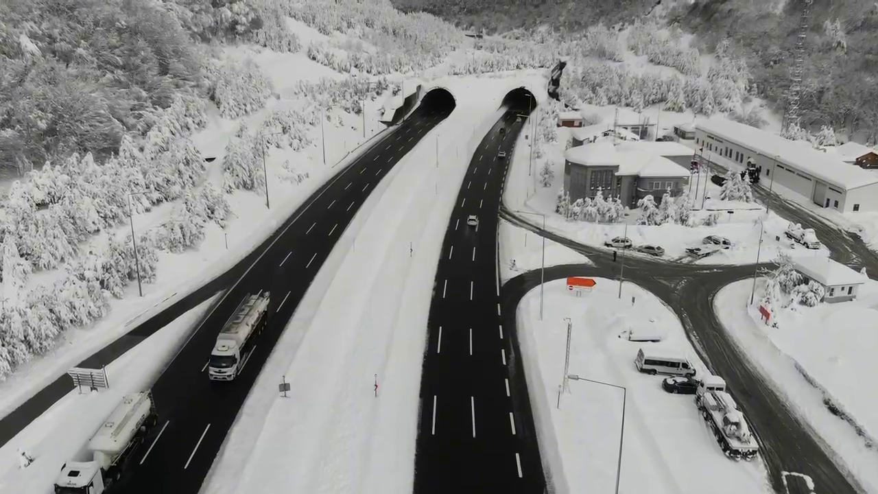 Bolu Dağı'nda yağışın etkisi azaldı (2)