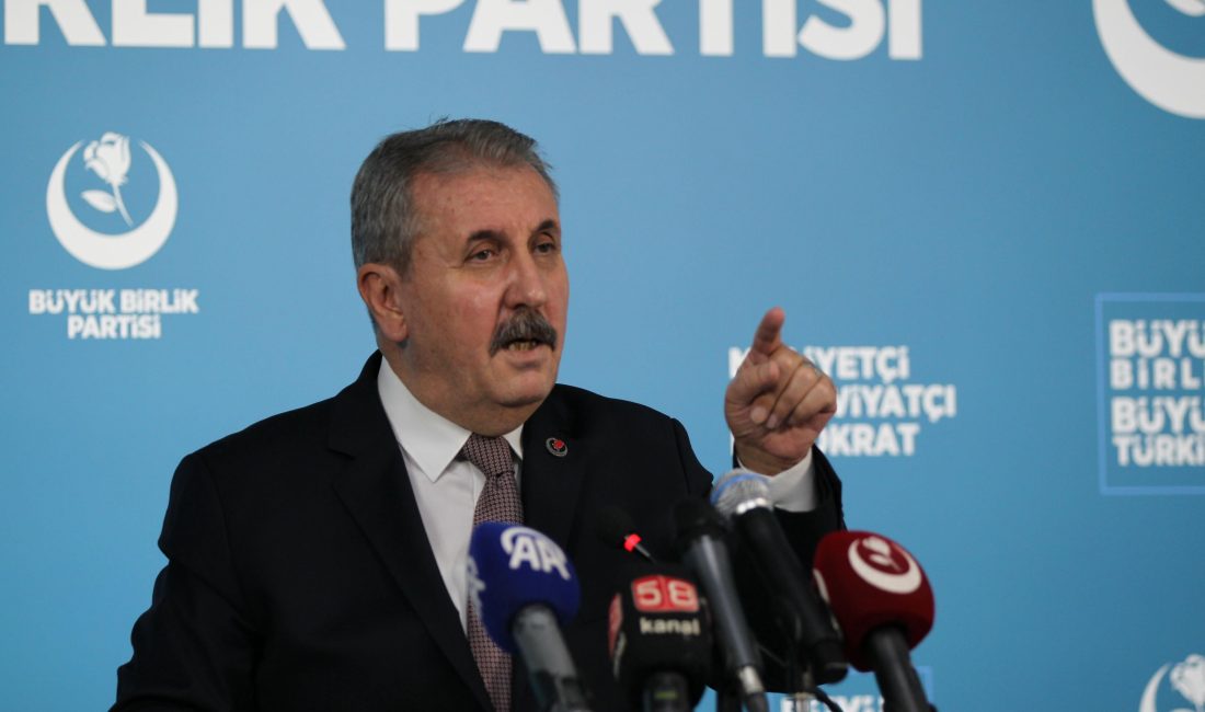 Destici: Terörle, teröristle müzakere olmaz Gizem KARADAĞ-Celal ATALAY/ANKARA, – BÜYÜK Birlik Partisi (BBP) Genel Başkanı