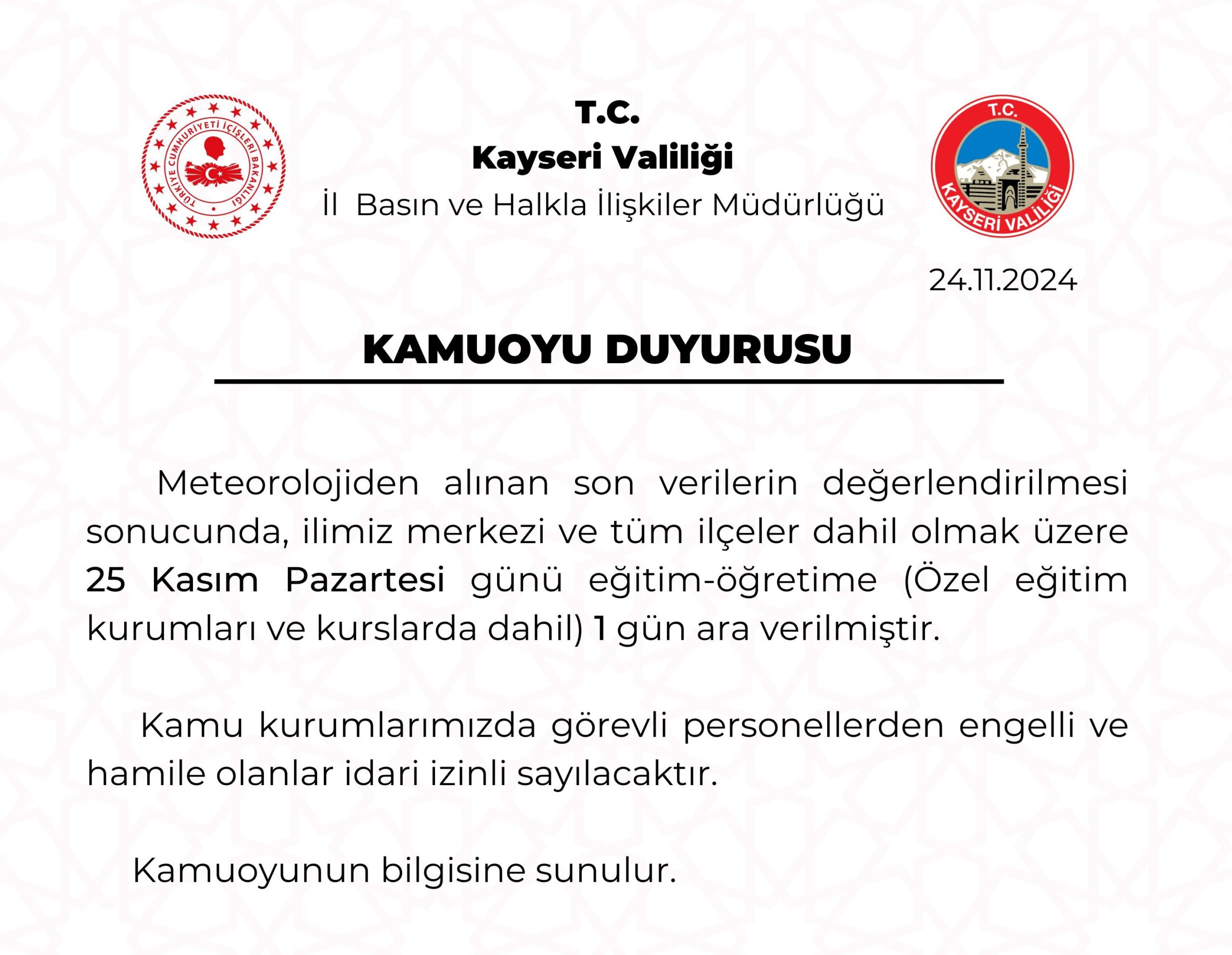 Kayseri kent merkezi, beyaz örtüyle kaplandı (3)