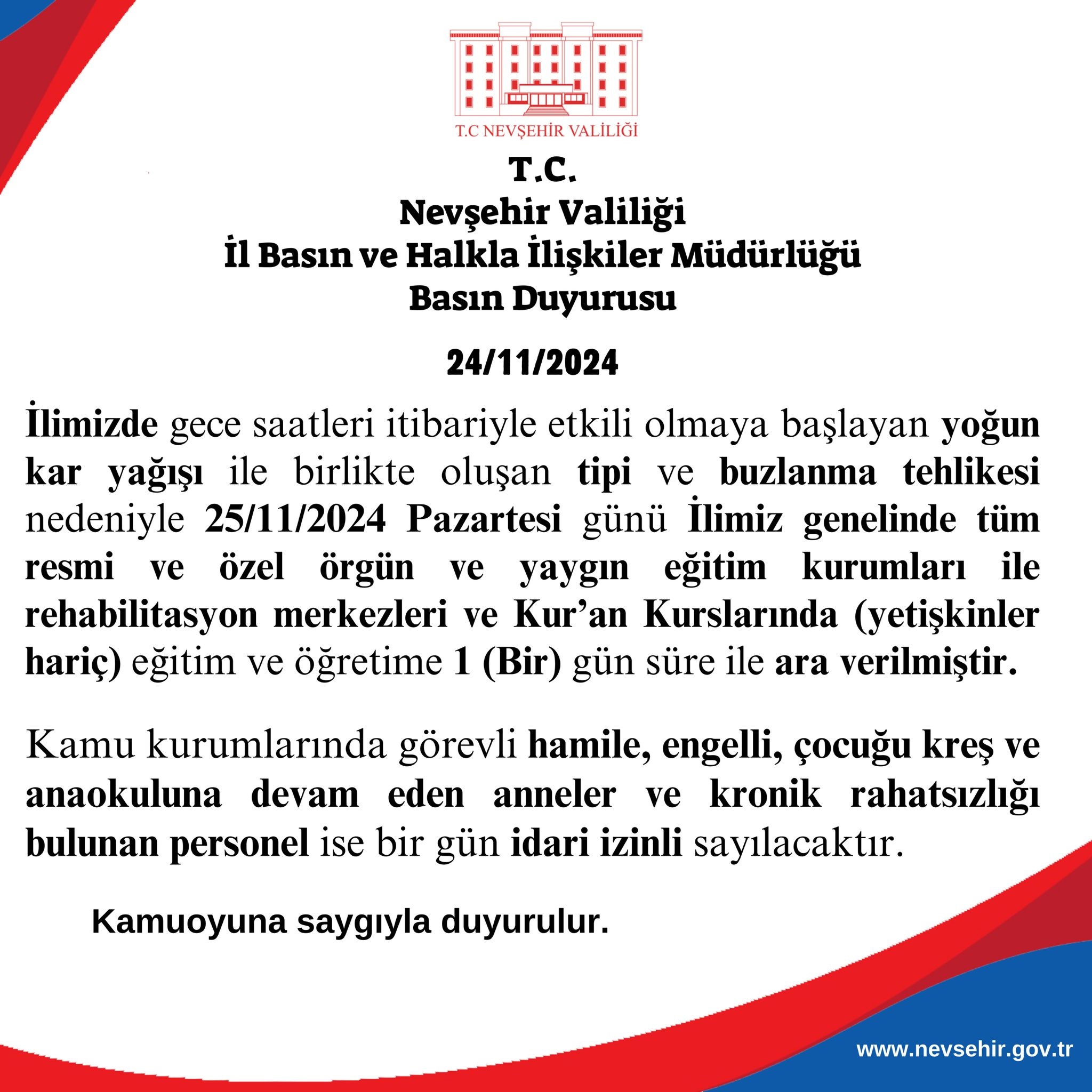 Nevşehir Aksaray kara yolu kar nedeniyle ulaşıma kapandı (2)