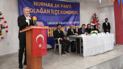 AK Parti Nurhak 8. Olağan Kongresi’nde konuşan Başkan Fırat Görgel,