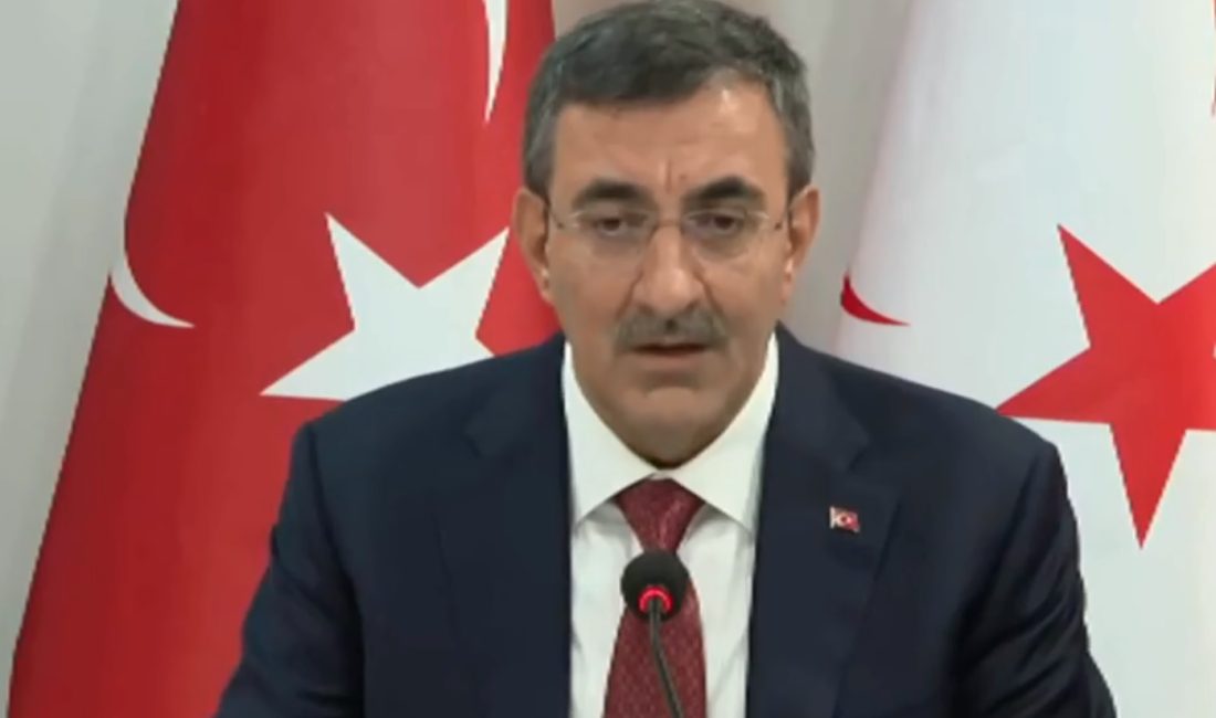 ANKARA, – CUMHURBAŞKANI Yardımcısı Cevdet Yılmaz, “Kıbrıs Türk halkını hak