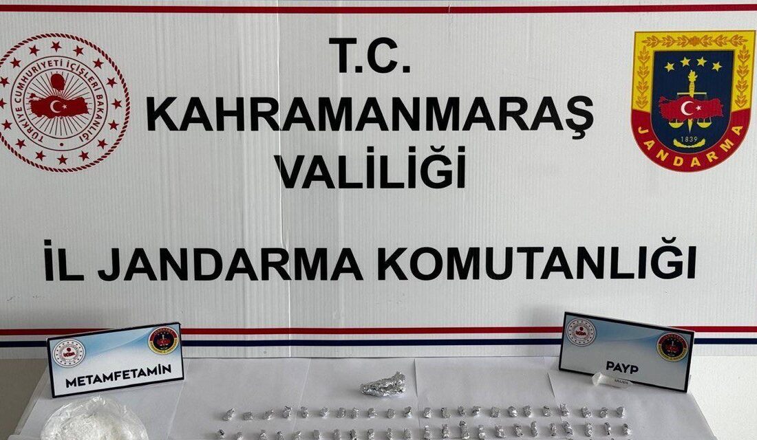 Kahramanmaraş’ın Afşin ilçesinde jandarma ekiplerinin dur ihtarından kaçan otomobil sürücüsü,