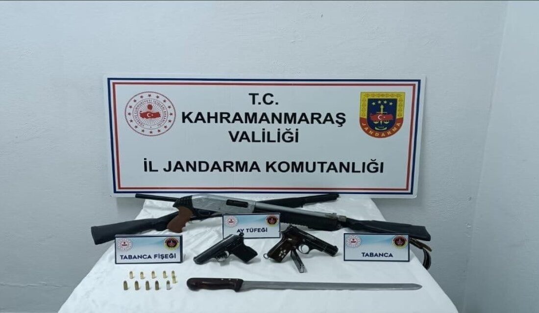 Kahramanmaraş’ta jandarma ekipleri tarafından