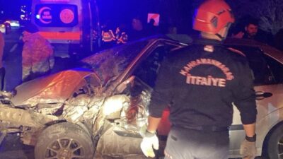 Kahramanmaraş'ın aynı anda meydana gelen iki farklı trafik kazasında 2