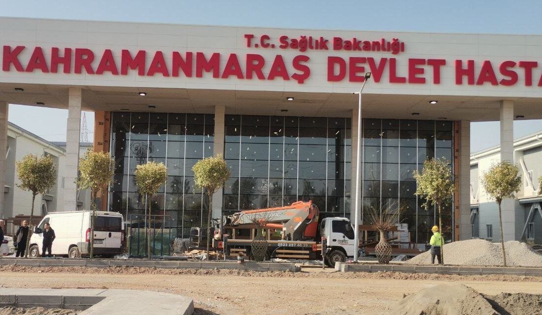 Kahramanmaraş’ta 400 yataklı çelik