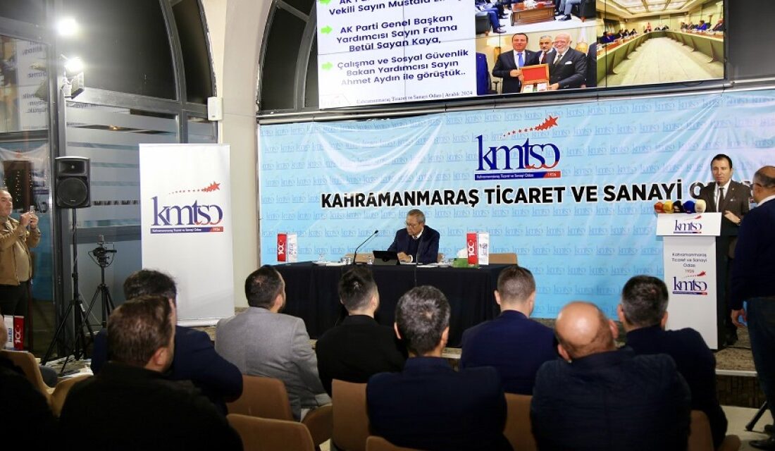 Kahramanmaraş Ticaret ve Sanayi Odası (KMTSO) 20. Olağan Meclis Toplantısı’nı