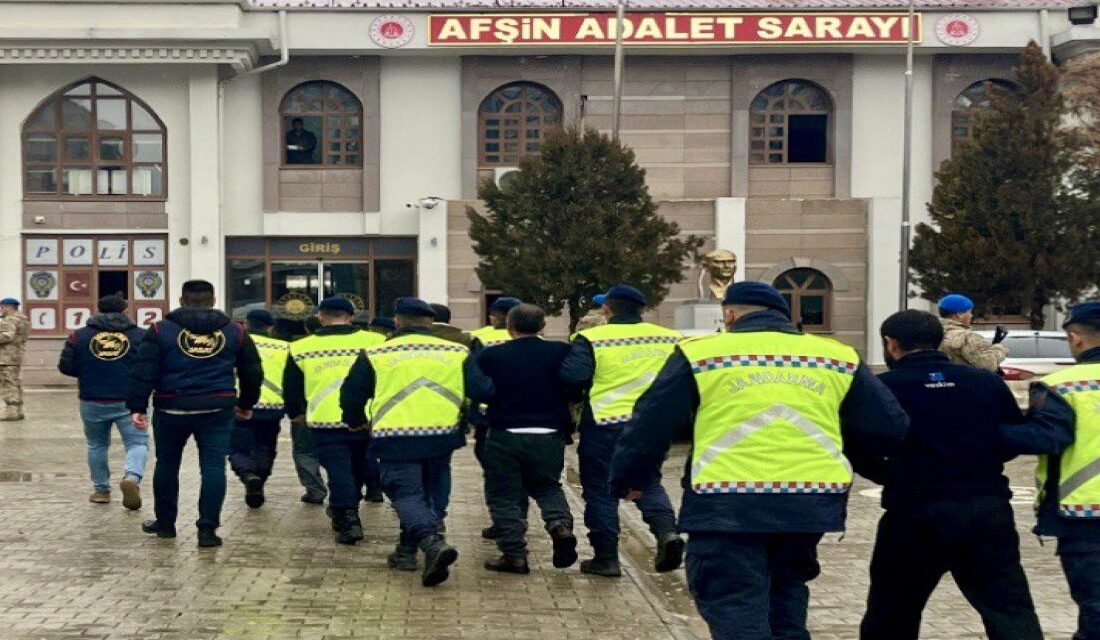 Kahramanmaraş’ın Afşin ilçesinde cinayet şüphesiyle aranan dört kişi gizlendikleri adreste