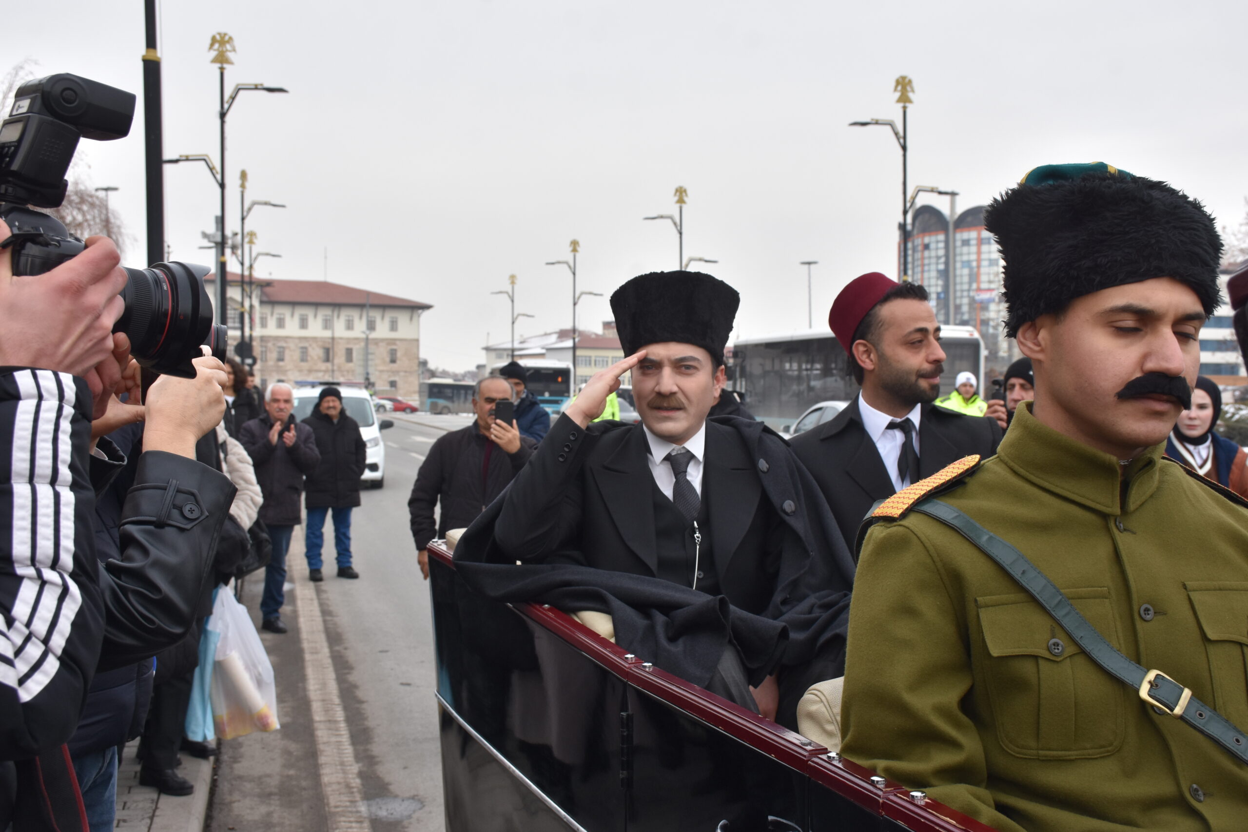 Atatürk'ün Sivas'tan ayrılışının 105'inci yıl dönümünde tören düzenlendi