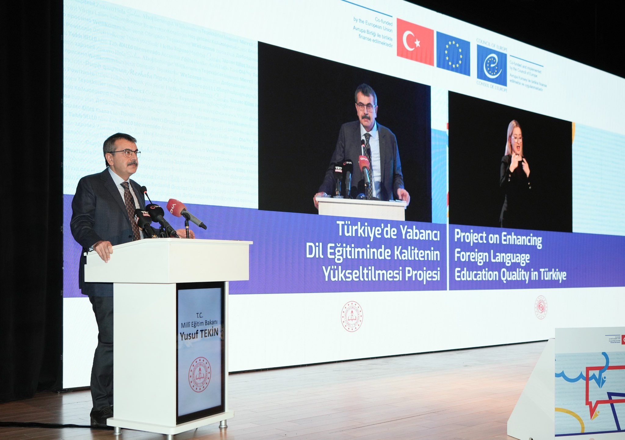 Bakan Tekin: Yabancı dil öğretiminin farklılaşacağına inanıyorum Bakan Tekin: Yabancı dil öğretiminin farklılaşacağına inanıyorum