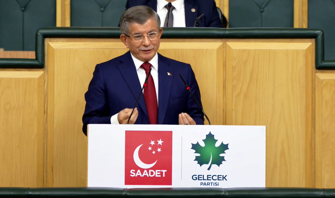 Aybala MELEK/ANKARA, – GELECEK Partisi Genel Başkanı Ahmet Davutoğlu, “Şimdi