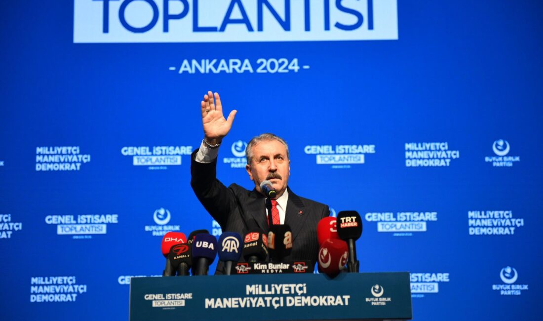 ANKARA, – BÜYÜK Birlik Partisi (BBP) Genel Başkanı Mustafa Destici,