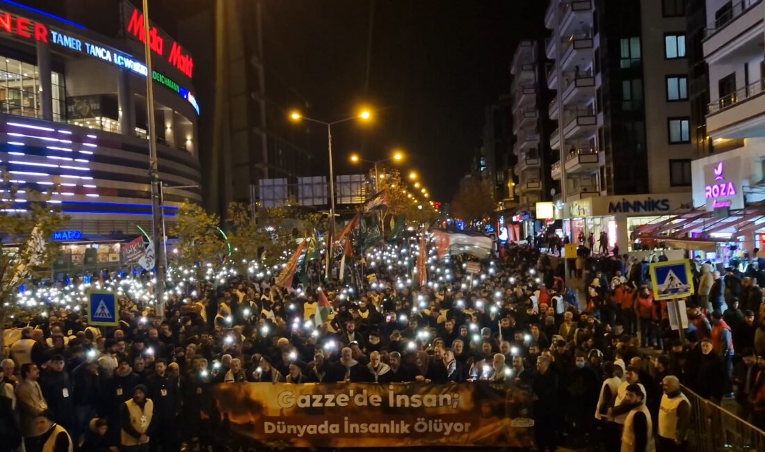 Gıyasettin TETİK- Selim KAYA/ DİYARBAKIR, – DİYARBAKIR’da, İsrail’in Gazze’ye yönelik