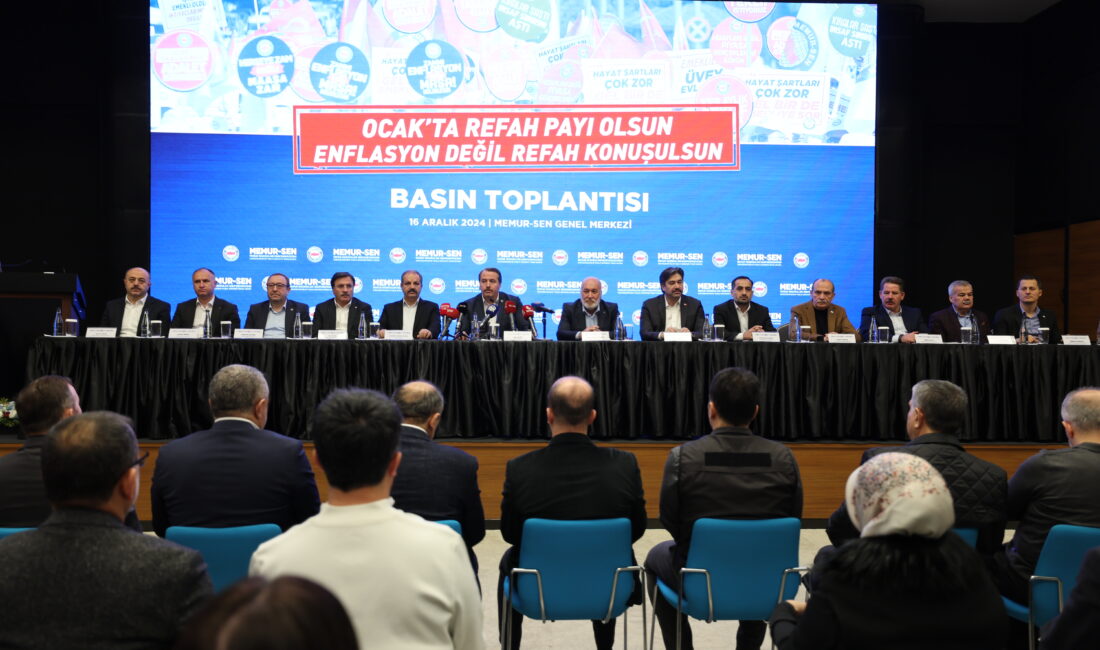 Mikail KARAMAN/ANKARA, – MEMUR Sendikaları Konfederasyonu (Memur-Sen) Genel Başkanı Ali