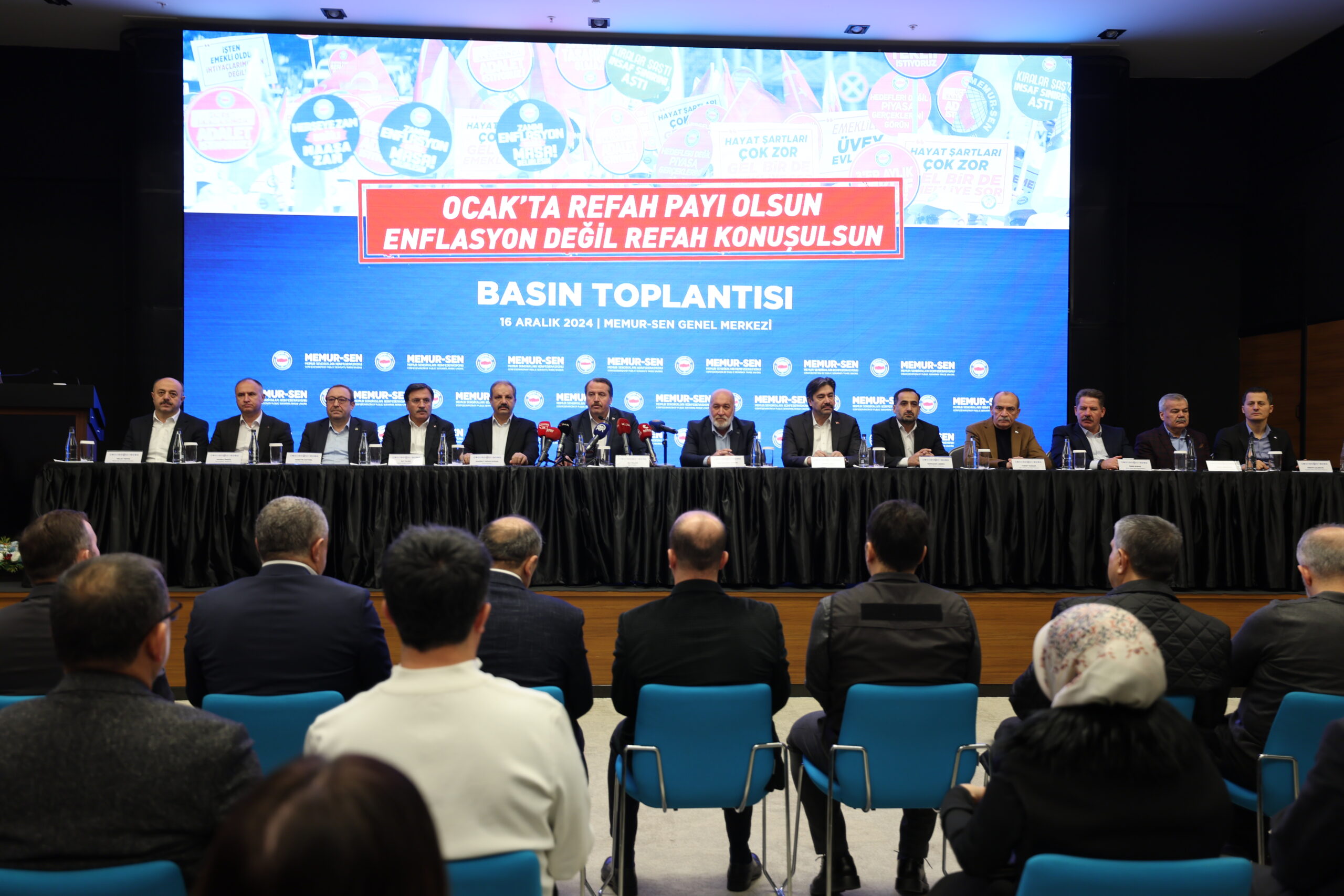 Memur Sen Genel Başkanı Yalçın: Yüzde 15 ek zam, ocak ayında uygulanmalıdır