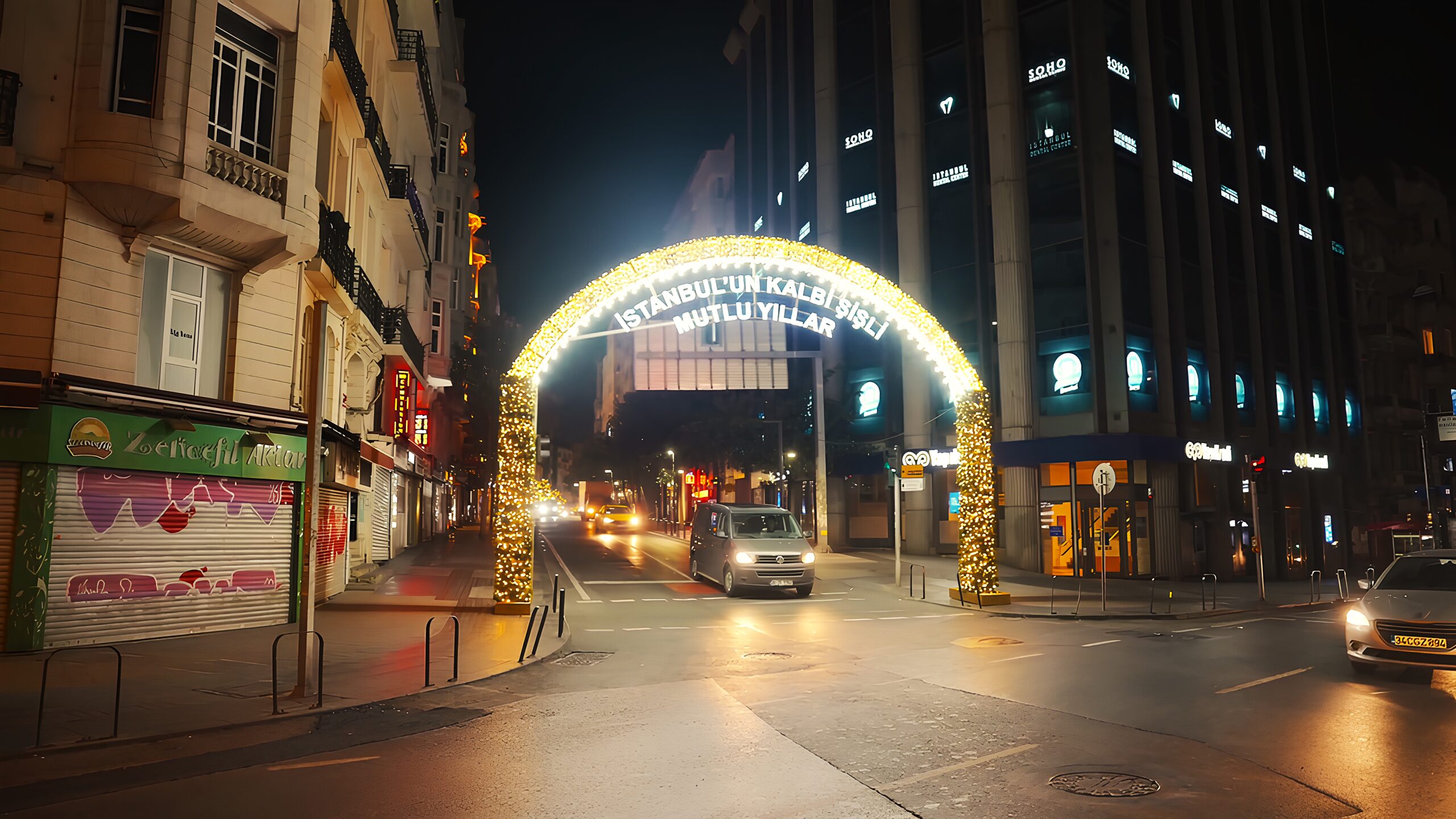 Şişli’de yılbaşı kutlamaları için hazırlıklar tamamlandı