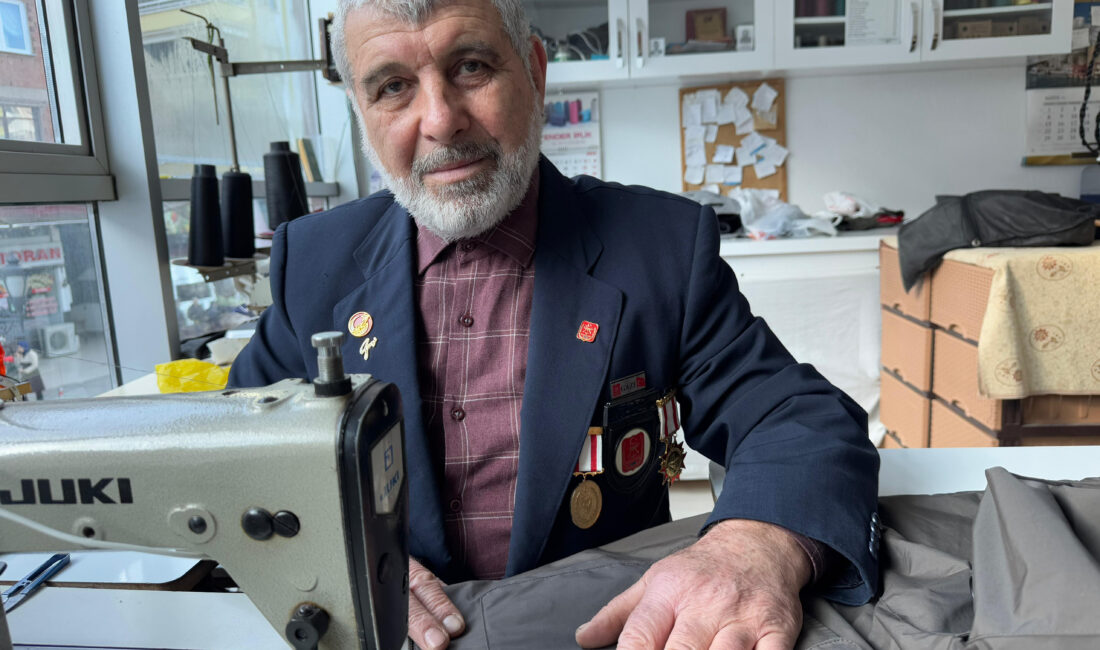 ORDU, – ORDU’da 55 yıldır terzilik yapan Kıbrıs Gazisi Hüseyin