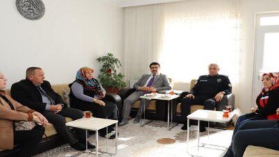 Kahramanmaraş Pazarcık Kaymakamı Muhammed Kaya, şehit aileleri ve gazilerle gönül