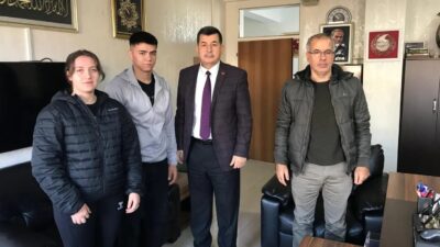 Kahramanmaraş Dulkadiroğlu Halk Eğitimi Merkezi öğrencilerinden Milli sporcular Firdevs Dilbirliği