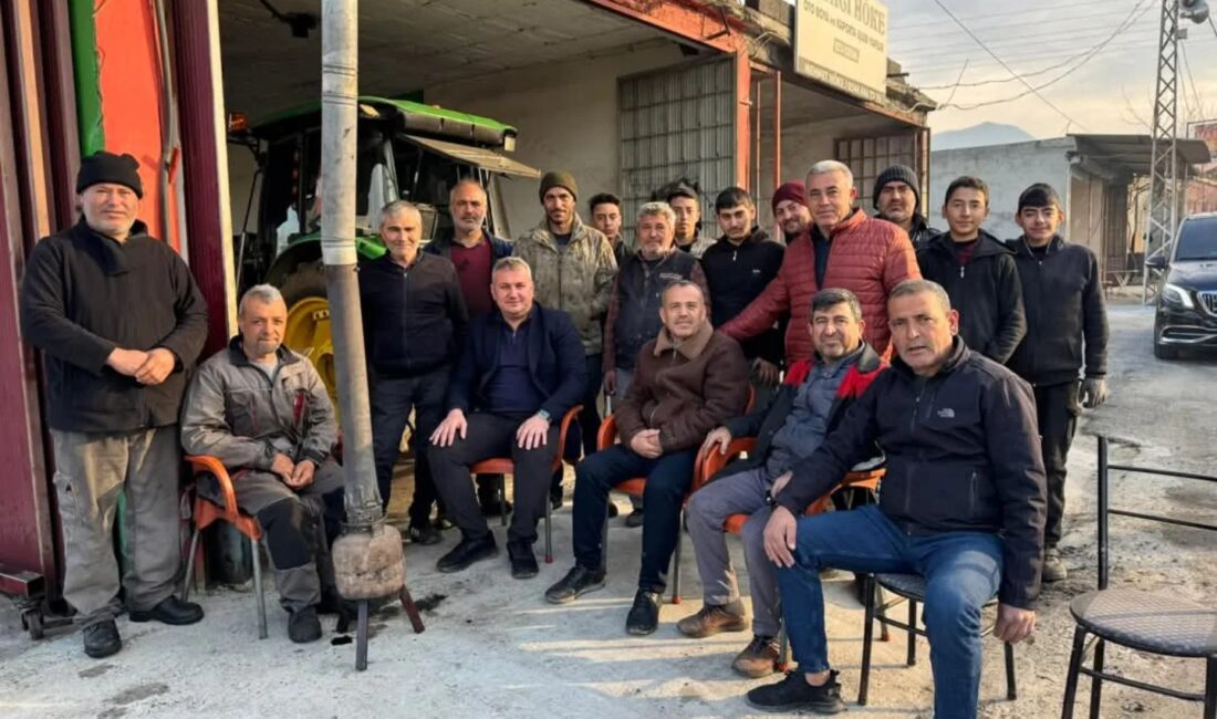 Düziçi Belediye Başkanı Mustafa İba, hafta sonu sanayi esnafını ziyaret