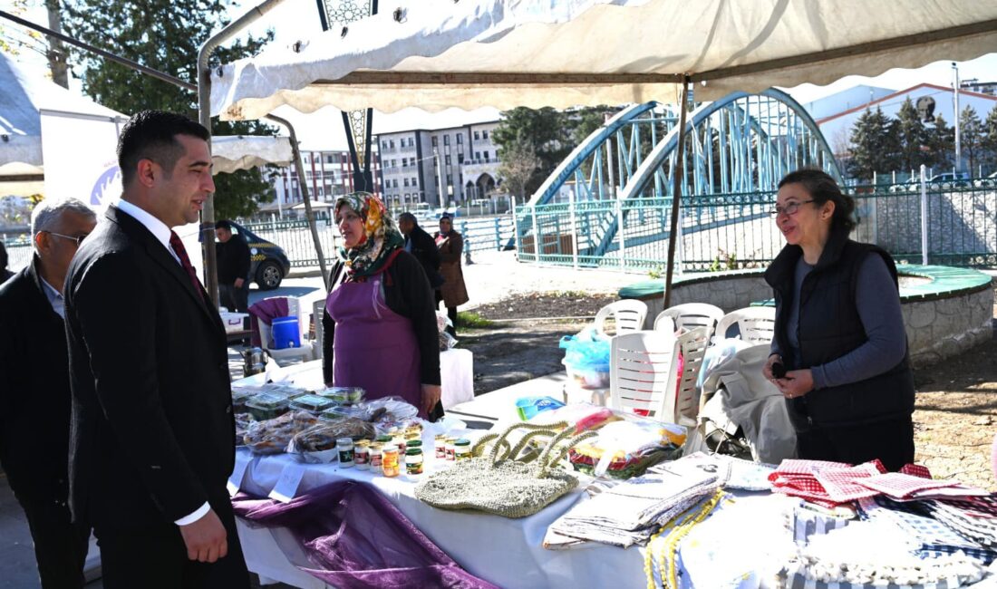 Kadirli Belediye Başkanı Mustafa Mert Olcar, kadın üreticilerin özgün ve
