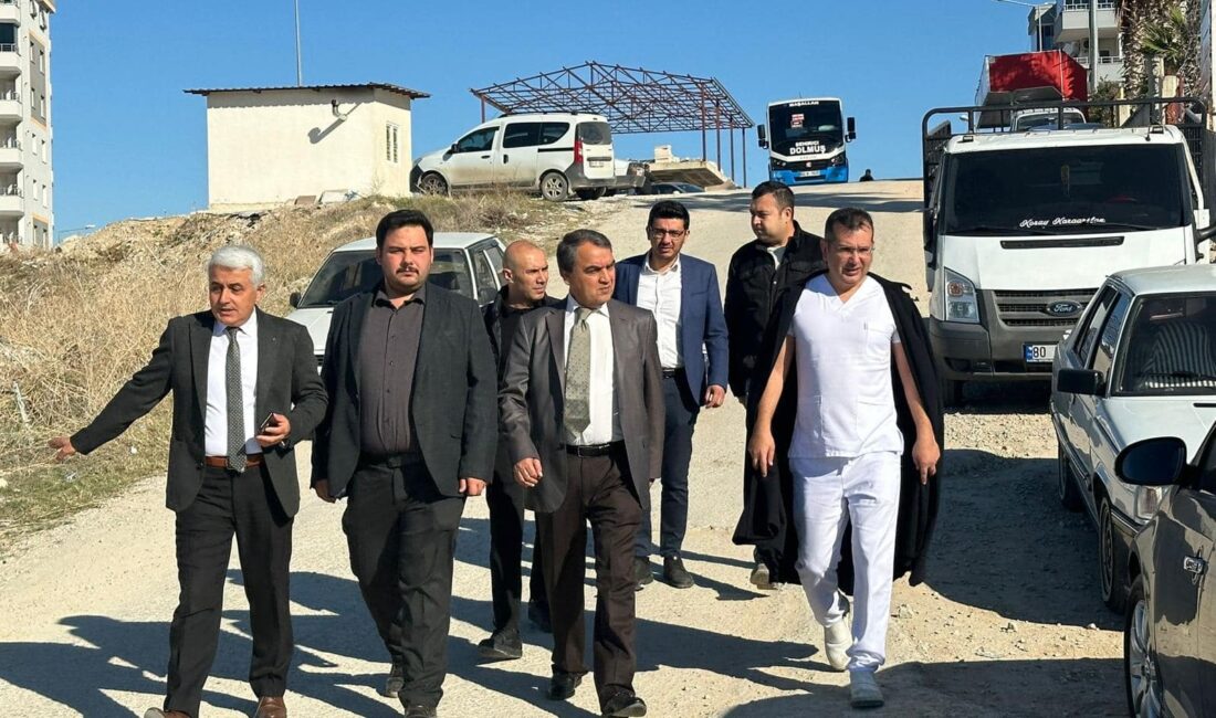 Ak Parti Kadirli ilçe başkanı Hacı Mustafa Gök,yapımı devam eden