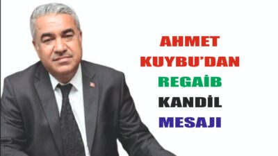 Kahramanmaraş Şoförler Odası Başkanı Ahmet Kuybu, Regaip Kandili dolayısıyla bir