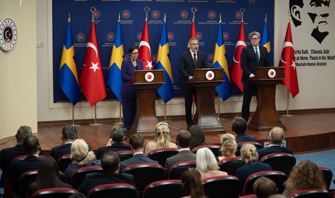 ‘İSVEÇ’İN ÜYELİĞİ NATO’YA DA GÜÇ KATMIŞTIR’ Dışişleri Bakanı Hakan Fidan’ın,