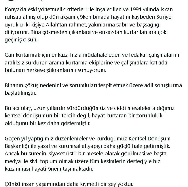 ANKARA, – CUMHURBAŞKANI Yardımcısı Cevdet Yılmaz, kentsel dönüşümün siyaset üstü