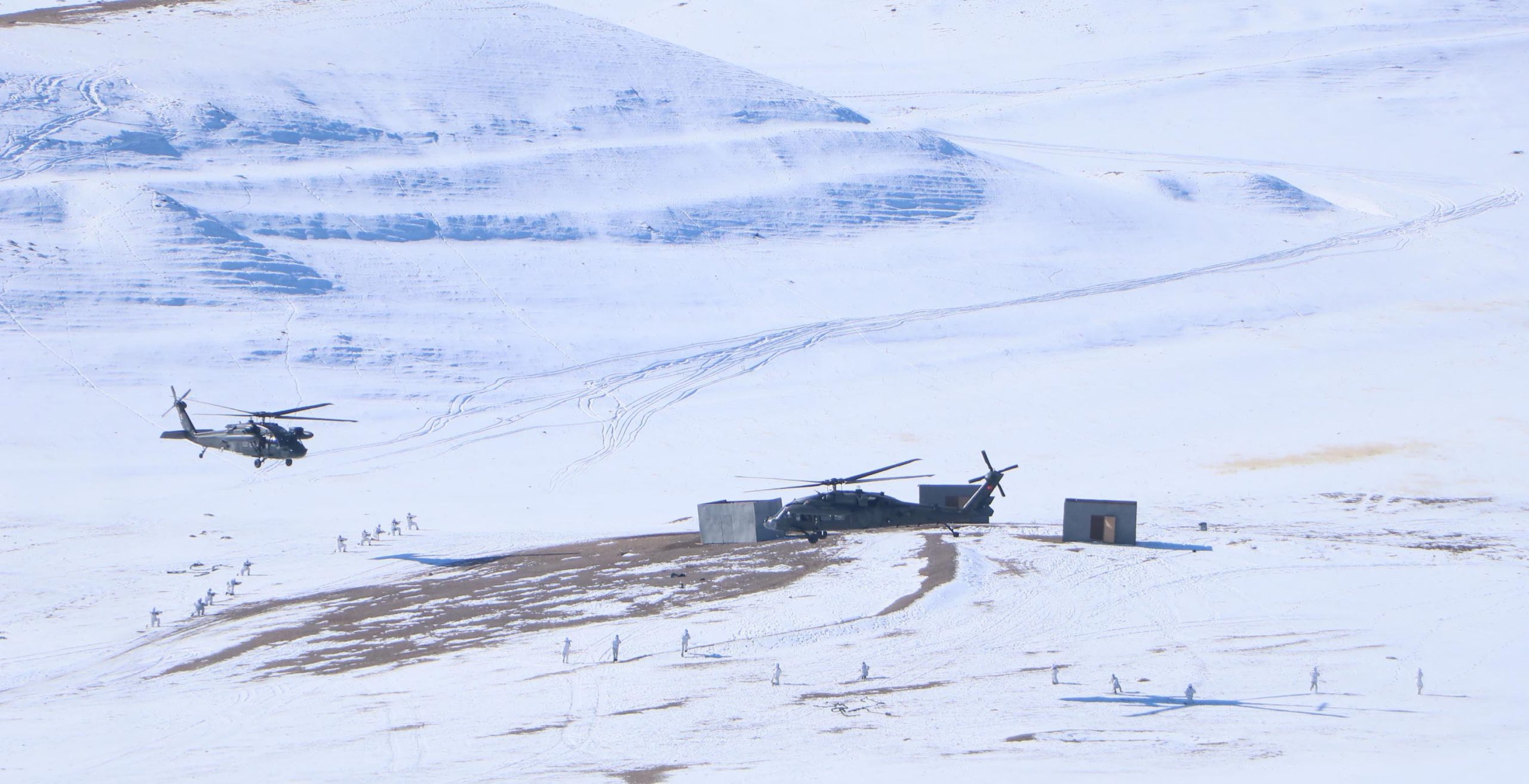 Kars'ta eksi 18 derecede 'Kış Tatbikatı 2025' / Ek fotoğraflar