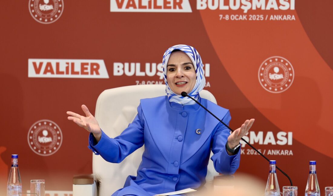 ANKARA, – AİLE ve Sosyal Hizmetler Bakanı Mahinur Özdemir Göktaş,