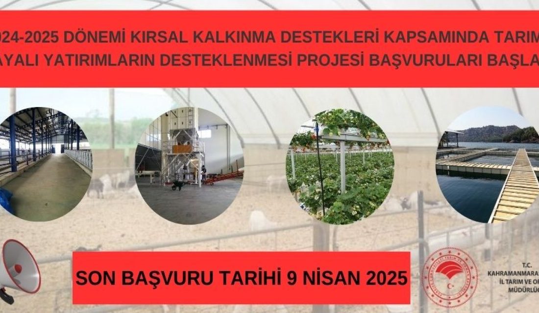 Kırsal Kalkınma Destek Başvuruları Başladı Tarım ve Orman Bakanlığı, Temmuz 2020'de yayınlanan 2800 Sayılı Cumhurbaşkanlığı