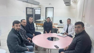 Böcekli Belediye Başkanı İbrahim Çerçi beldelerinde bulununan Boyalı Atatürk İlkokulu’nu