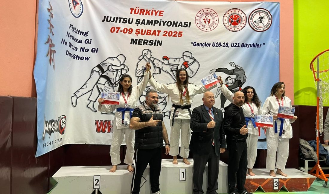 TÜRKİYE JUJİTSU ŞAMPİYONASINA SPORCULARIMIZ DAMGA VURDU.. Mersin’in ev sahipliğinde düzenlenen Türkiye Jujitsu Şampiyonası ve Milli Takım
