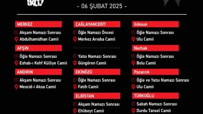 Asrın felaketinin yıl dönümü olan 6 Şubat Perşembe günü şehir
