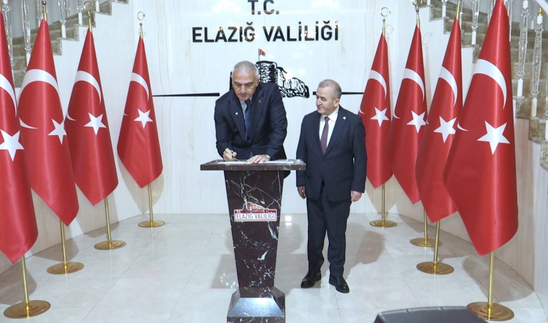 Tekin YALÇINKAYA/ ELAZIĞ, – KÜLTÜR ve Turizm Bakanı Mehmet Nuri