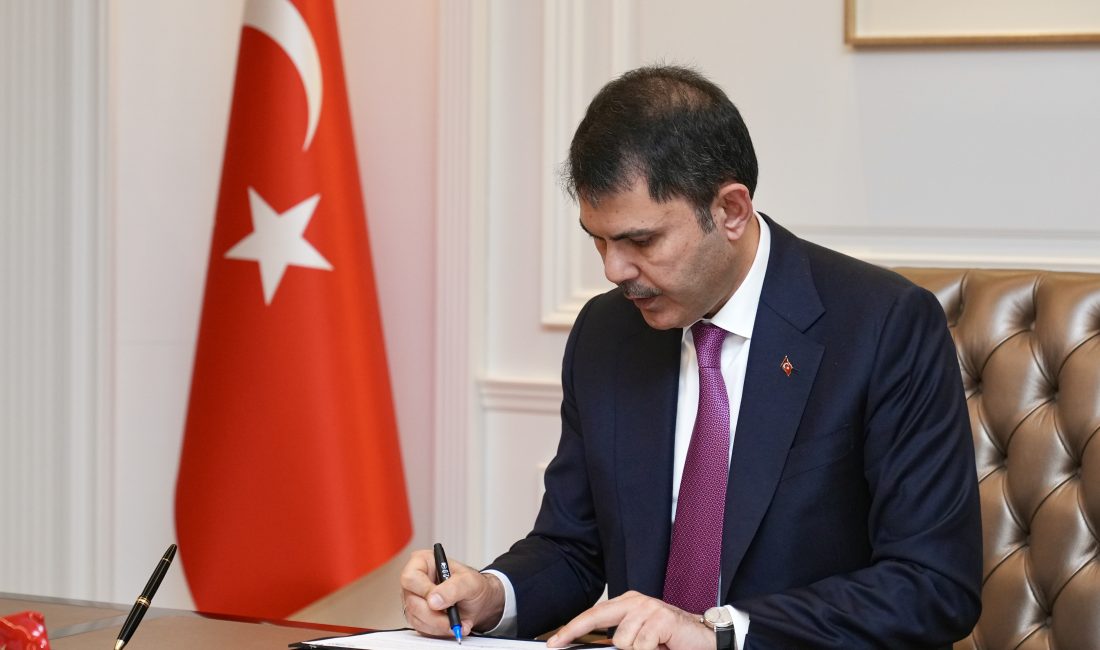 ANKARA, – ÇEVRE, Şehircilik ve İklim Değişikliği Bakanı Murat Kurum,