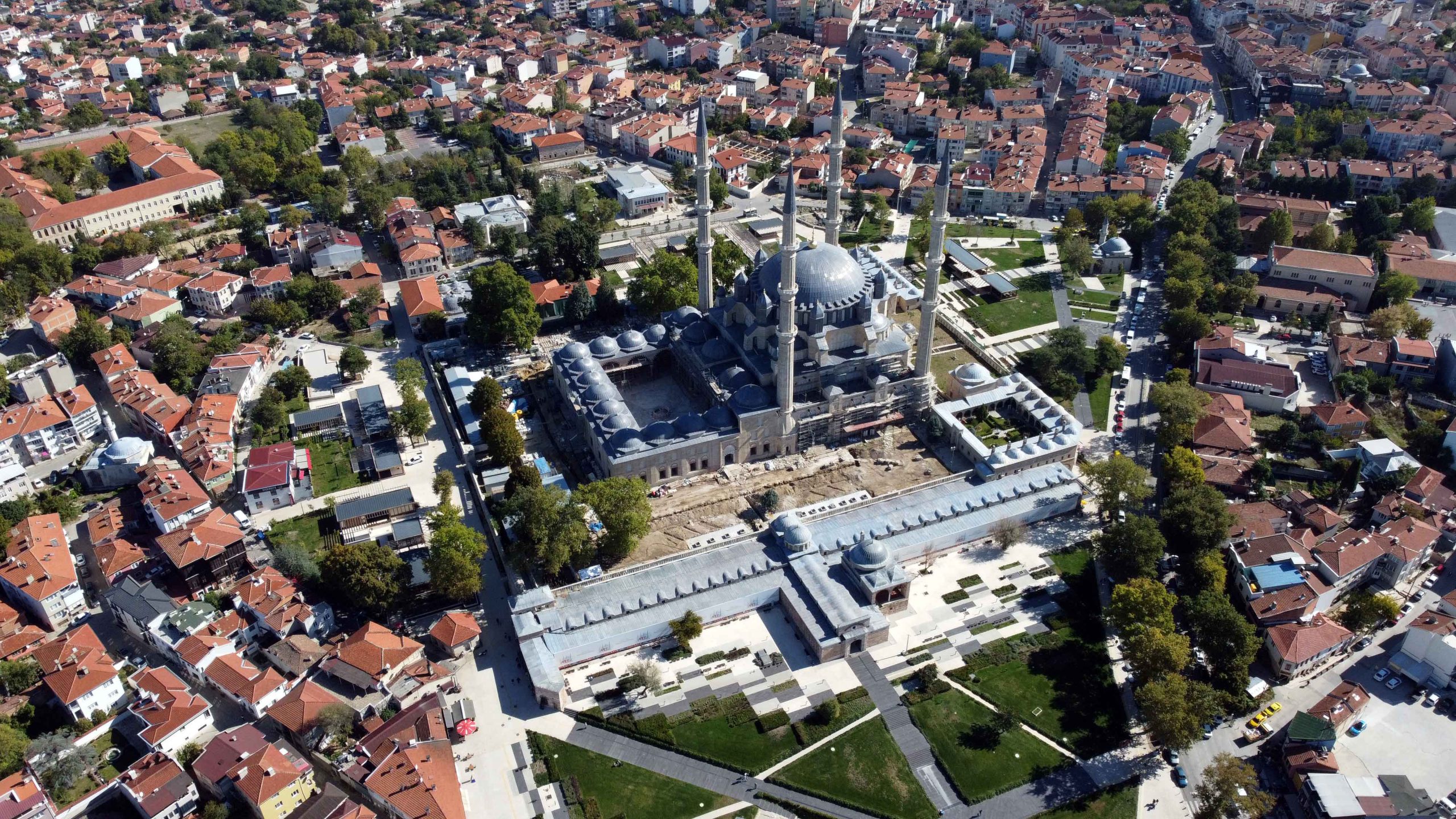 Restorasyondaki Selimiye Camisi'nde 2 yıl aradan sonra, ramazan ayında mahya asılacak 1 Restorasyondaki Selimiye Camisi'nde 2 yıl aradan sonra, ramazan ayında mahya asılacak