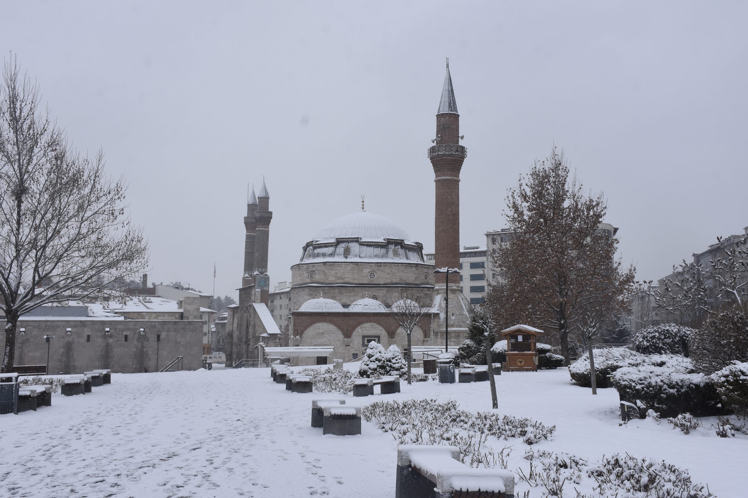 Sivas'ta kar yağışı (2)