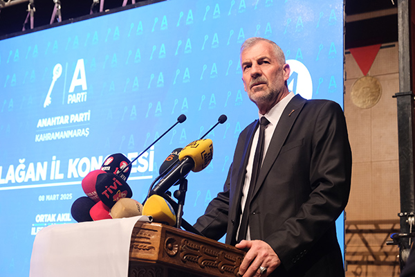Anahtar Parti (A Parti) Kahramanmaraş İl Başkanı Fatin Rüştü Kayıran,