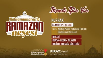 Büyükşehir Belediyesinin düzenlediği “İlçemde İftar Var” programının yeni durağı Nurhak