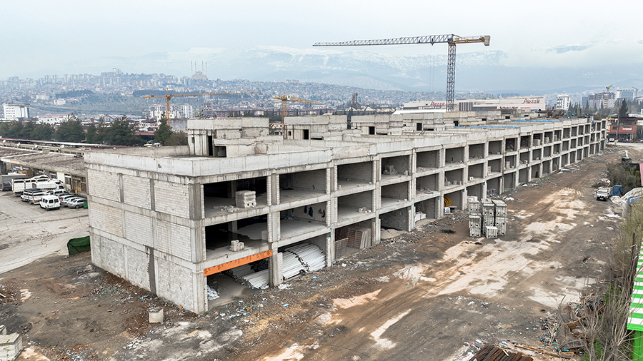 Toptancilar Sitesi Havadan (1)