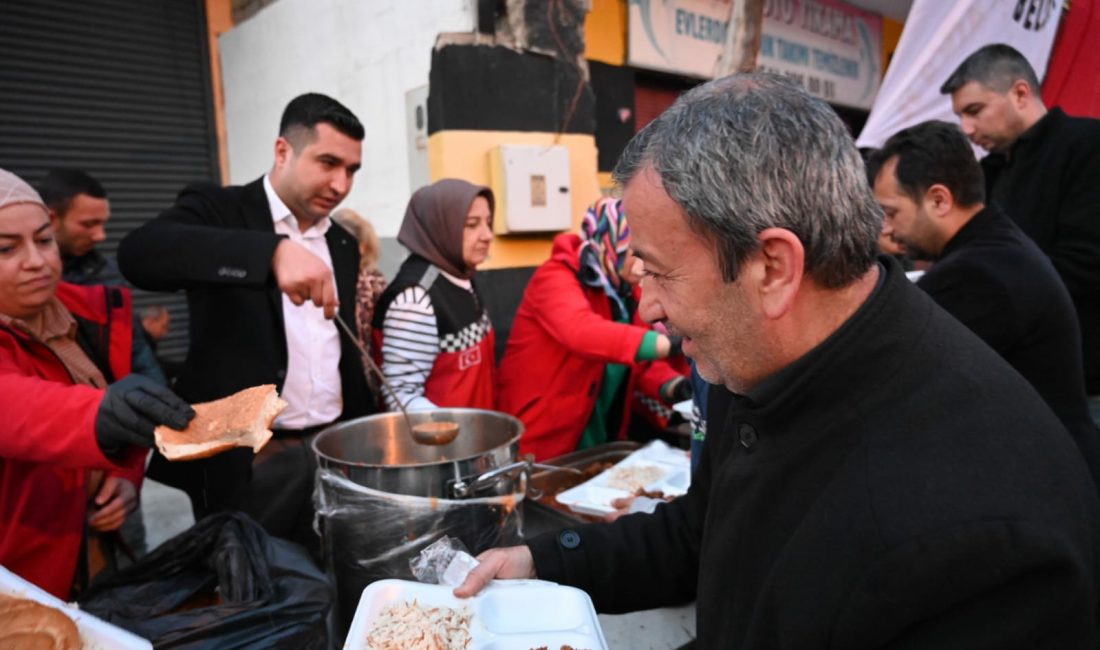 Kadirli Belediyesi tarafından hazırlanan Gezici Aşevi ile Yeni mahalle Pazartesi