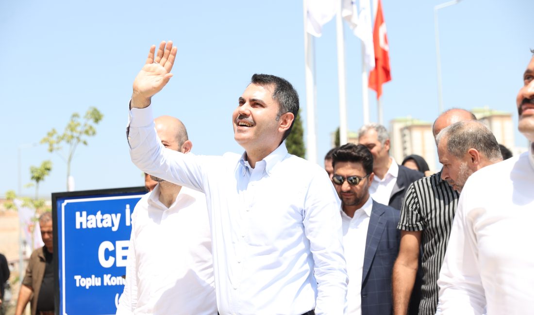 ANKARA, – ÇEVRE, Şehircilik ve İklim Değişikliği Bakanı Murat Kurum,