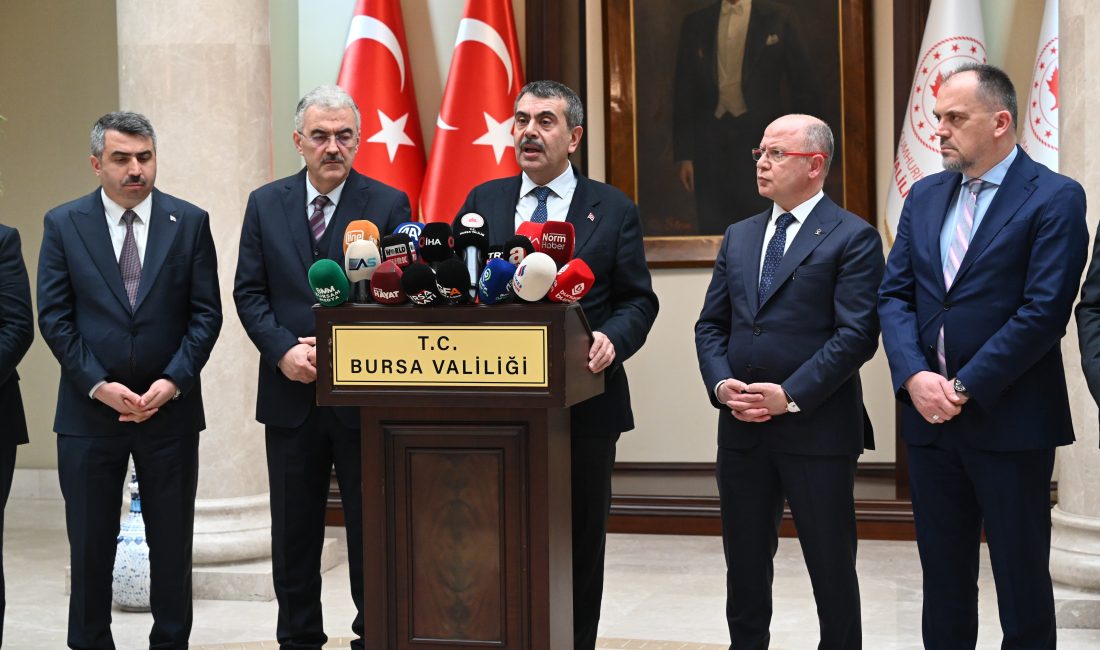 Muhammet Hüseyin- SEZGİN Mehmet İNAN/ BURSA, – MİLLİ Eğitim Bakanı