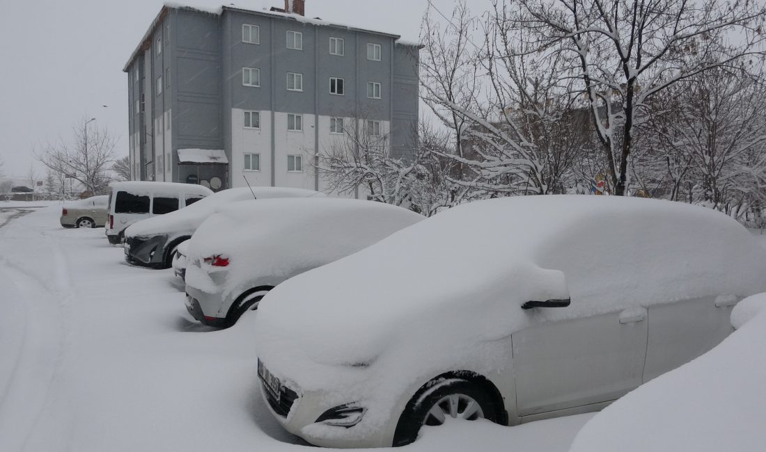 Özcan ÇİRİŞ/BİTLİS, -BİTLİS’te 2 gündür etkili olan kar yağışı nedeniyle