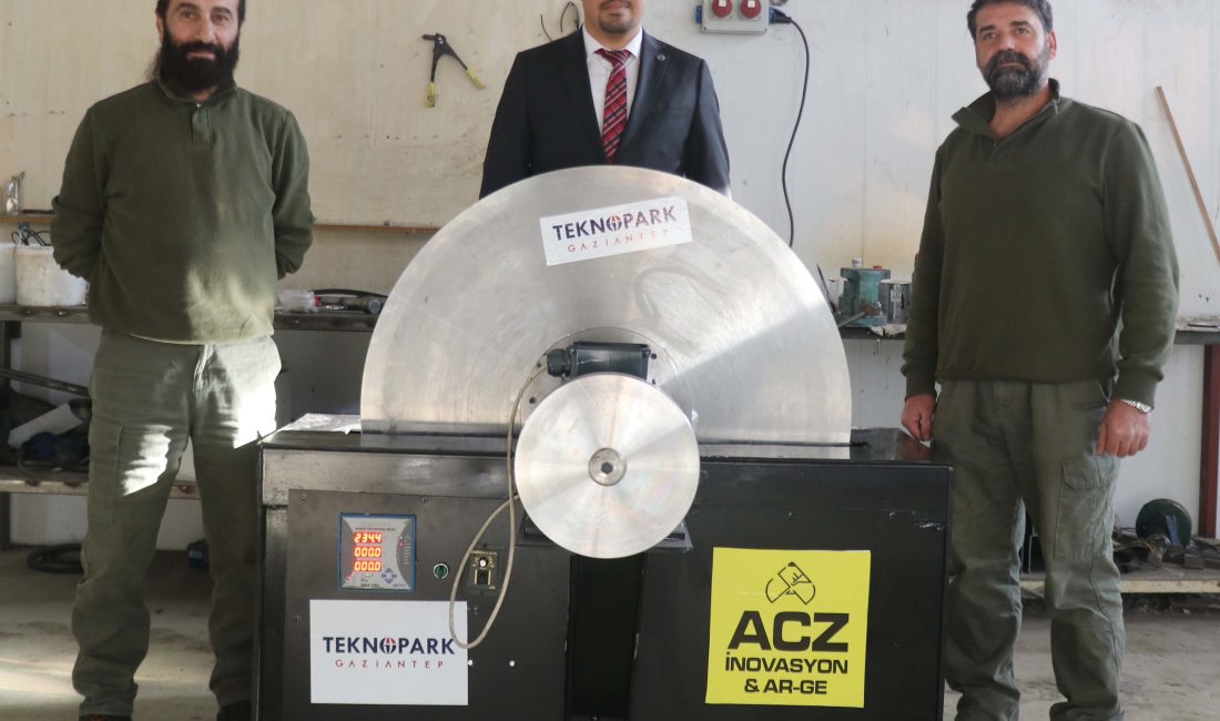 Kadir GÜNEŞ-Ahmet ATMACA/GAZİANTEP, – GAZİANTEP Teknopark’ta inovasyon çalışmaları sürdüren İsmail