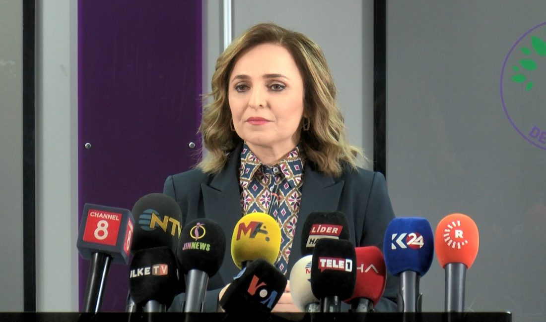 Gizem ÇORLU-Ali Oğulcan ARSLAN/ANKARA, – DEM Parti Sözcüsü Ayşegül Doğan,