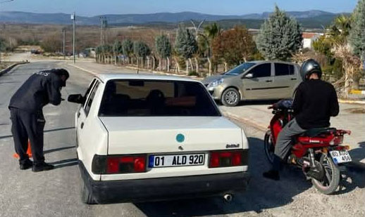 Sumbas Emniyet Müdürlüğü ekiplerince İlçe genelinde yapılan, Düzensiz göç ile