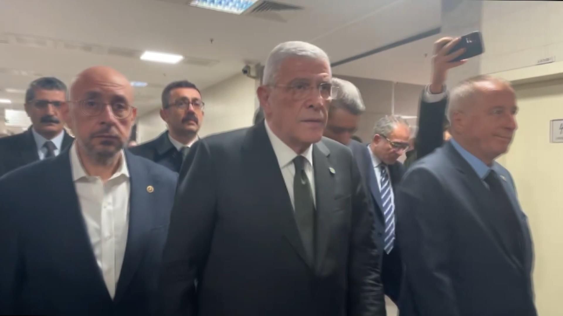 İstanbul İYİ Parti Genel Başkanı Müsavat Dervişoğlu adliyeye geldi